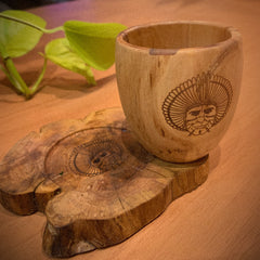 Xícara de madeira Pitangui
